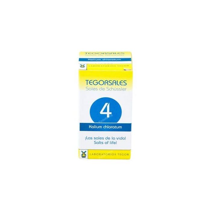 Tegorsales Kalium-Chlor.D6 (Nº4) Cloruro Potásico Suplemento 350 Comprimidos 20g