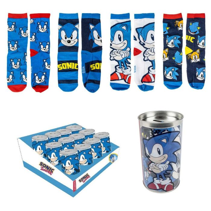 Calcetines Sonic Calcetines Unisex 4 pares 4