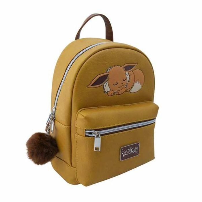 Mochilita pu ocre pokémon premium con bolsillo delantero y trasero.28 x 22 x 11 cm. 3 Mochilita pu ocre pokémon premium con bolsillo delantero y trasero.28 x 22 x 11 cm. 3