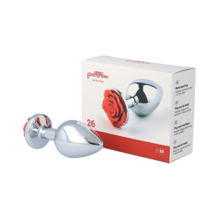 Plug Anal Pick&Love Nº 26 Plateado (8,3 cm) 9