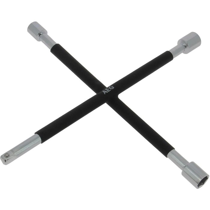 Extractor Llave Cruzada Reforzada para Ruedas con 3 Enchufes 17/19/21 mm y 1/2 Pulgada Cuadrado Acero Inoxidable Antideslizante 0 Extractor Llave Cruzada Reforzada para Ruedas con 3 Enchufes 17/19/21 mm y 1/2 Pulgada Cuadrado Acero Inoxidable Antideslizante 0