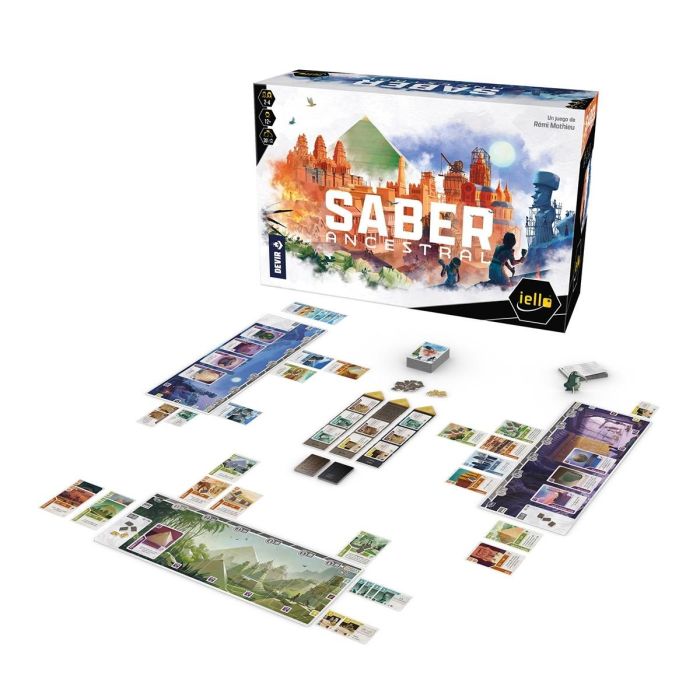 Devir Juego de Mesa Saber Ancestral Estratégico Motor de Cartas Temática Civilizaciones Español 1