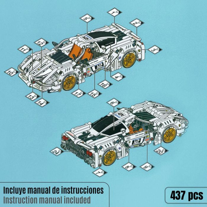 Juego de Construcción Colorbaby Coche 437 Piezas 4 Juego de Construcción Colorbaby Coche 437 Piezas 4