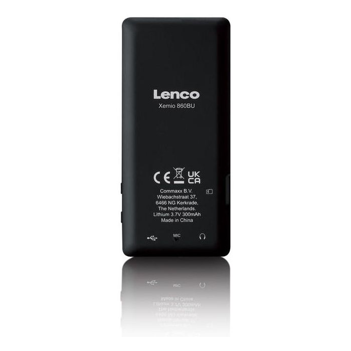 Lenco Xemio-860BU Reproductor MP3/MP4, radio FM y grabadora de voz, 8 GB de almacenamiento, color azul 2