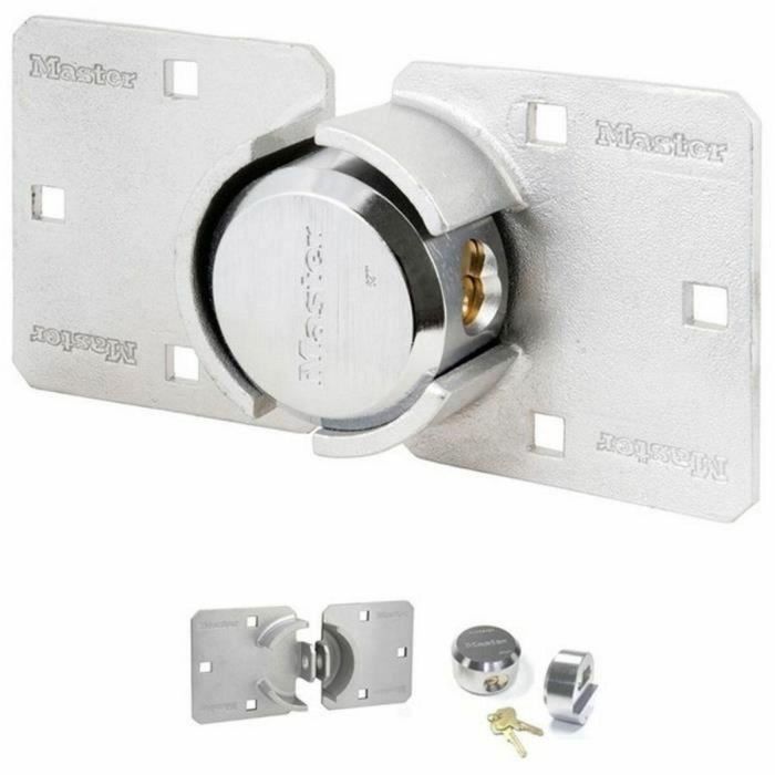 Master Lock 736EURD Candado Redondo con Cerrojo para Puerta de Furgoneta 5