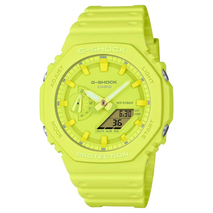 Reloj Unisex Casio G-Shock GA-2100-9A9ER Amarillo (Ø 44,5 mm) (45,5 mm)