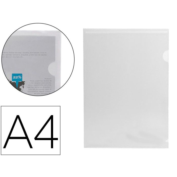Carpeta Liderpapel Dossier Uñero 44004 Polipropileno Din A4 Incolora 20 Hojas Carpeta Liderpapel Dossier Uñero 44004 Polipropileno Din A4 Incolora 20 Hojas