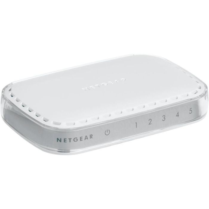 Netgear GS605-400PES Switch no Administrado L2, 5 Puertos Gigabit Ethernet (10/100/1000), Full Duplex Blanco