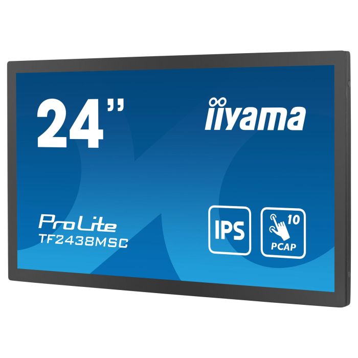 IIYAMA TF2438MSC-B1 60.5cm (23.8") 1920x1080 Full HD LED IPS 5ms 16:9 Táctil 10Ptos Capacitivo 600cd/m² 1000:1 178° Negro IIYAMA TF2438MSC-B1 60.5cm (23.8") 1920x1080 Full HD LED IPS 5ms 16:9 Táctil 10Ptos Capacitivo 600cd/m² 1000:1 178° Negro