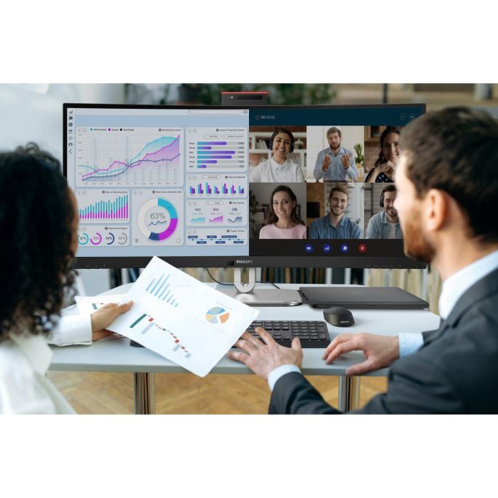 Philips 34B2U6603CH Monitor de 34" (86.4cm) 21:9 HDMI+DP+USB-C Gris para Oficina 5 Philips 34B2U6603CH Monitor de 34" (86.4cm) 21:9 HDMI+DP+USB-C Gris para Oficina 5