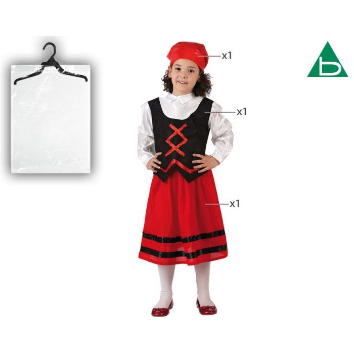 Disfraz Pastora Niña Rojo Navideño 7-9 Años 1 Disfraz Pastora Niña Rojo Navideño 7-9 Años 1