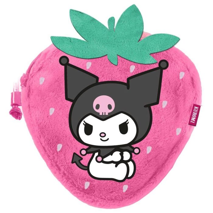Hello Kitty Kuromi Bolso Bandolera Soft Strawberry Kuromi Rosa