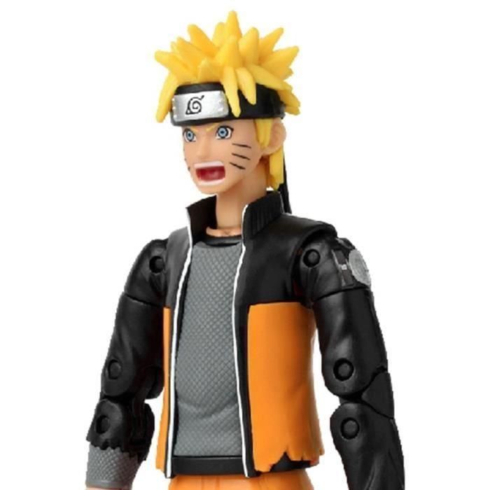 Bandai Figura Anime Heroes Naruto Shippuden Naruto Uzumaki Batalla Final 17 cm con manos extra, amarillo y negro 2 Bandai Figura Anime Heroes Naruto Shippuden Naruto Uzumaki Batalla Final 17 cm con manos extra, amarillo y negro 2