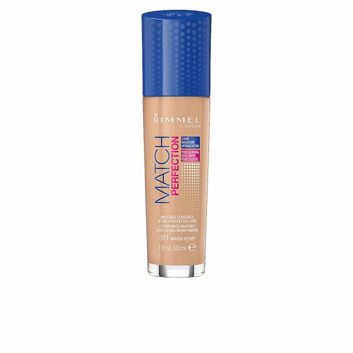 Base de Maquillaje Fluida Match Perfection Rimmel London (30 ml) 6 Base de Maquillaje Fluida Match Perfection Rimmel London (30 ml) 6