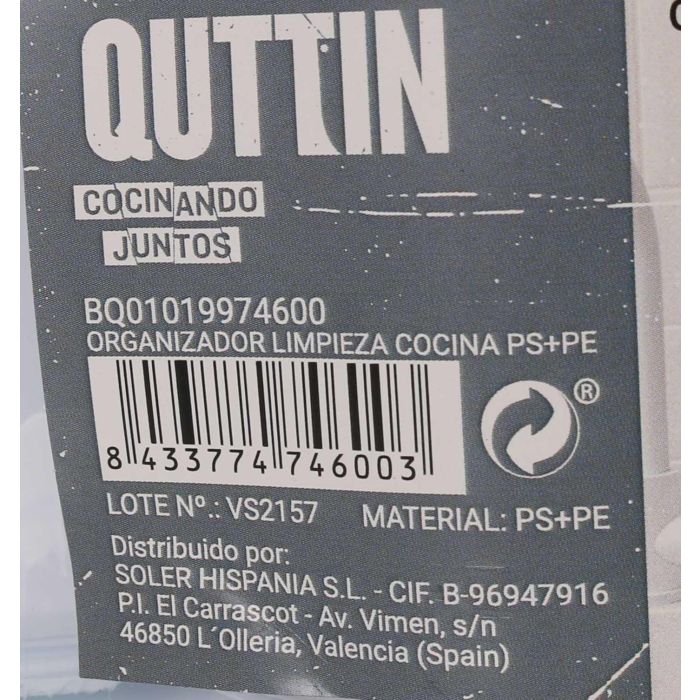 Organizador de limpieza para cocina Quttin (12 Unidades) 4 Organizador de limpieza para cocina Quttin (12 Unidades) 4