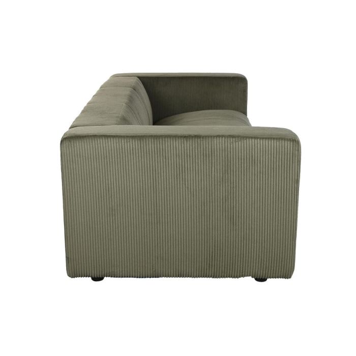 DKD Home Decor Sofá Moderno de Poliéster Verde, 224 cm Ancho x 95.5 cm Fondo x 66.5 cm Alto 2 DKD Home Decor Sofá Moderno de Poliéster Verde, 224 cm Ancho x 95.5 cm Fondo x 66.5 cm Alto 2