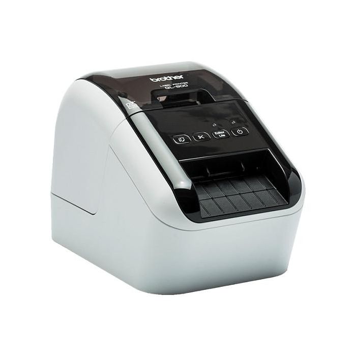 Brother Impresora Térmica de Etiquetas QL800, Impresión Rápida para Oficina y Bases de Datos, Corte Automático