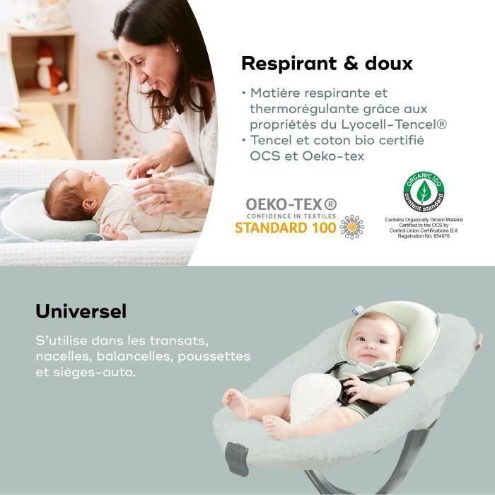 Babymoov BAB3661276188624 Reposacabezas Bebé Cosyhead Soporte Morfológico Algodón Orgánico Oeko-Tex Verde Salvia 3 Babymoov BAB3661276188624 Reposacabezas Bebé Cosyhead Soporte Morfológico Algodón Orgánico Oeko-Tex Verde Salvia 3