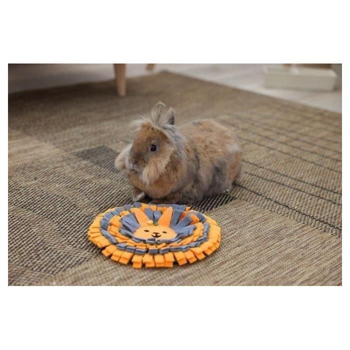 Alfombra olfateadora para conejos - KERBL - Ø25 cm - Agarre lúdico - Antideslizante 1 Alfombra olfateadora para conejos - KERBL - Ø25 cm - Agarre lúdico - Antideslizante 1