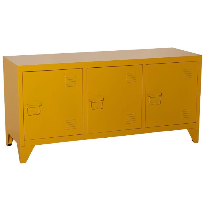 Mesa TV Alexandra House Living Amarillo 120 x 58 x 40 cm 3