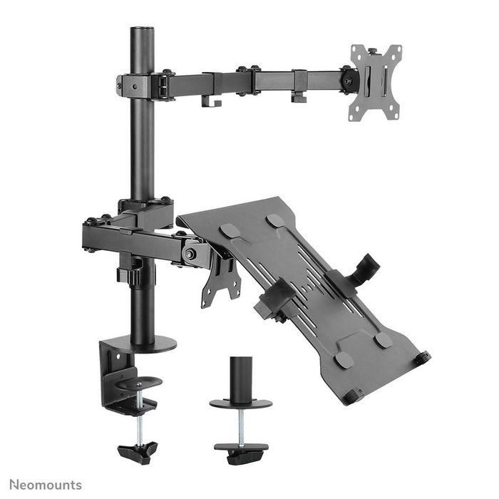 Neomounts Full Motion Desk Mount (Clamp And Grommet) For 10-32" Monitor Screen And Laptop, Height Adjustable - Black 3 Neomounts Full Motion Desk Mount (Clamp And Grommet) For 10-32" Monitor Screen And Laptop, Height Adjustable - Black 3