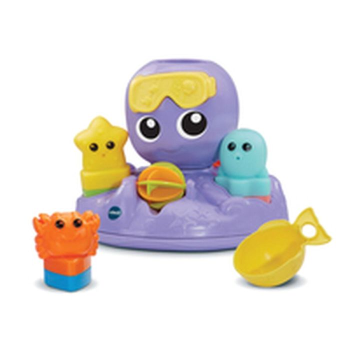 Vtech Baby VTE3417765792052 Julie, Pulpo de Baño Giratorio 2 Vtech Baby VTE3417765792052 Julie, Pulpo de Baño Giratorio 2