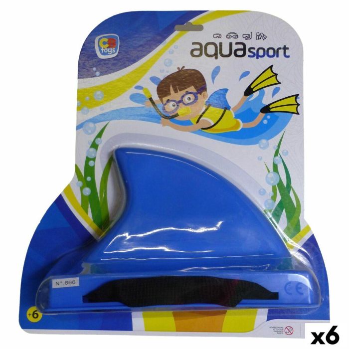 Juego Acuático AquaSport Azul Tiburón (6 Unidades) Juego Acuático AquaSport Azul Tiburón (6 Unidades)