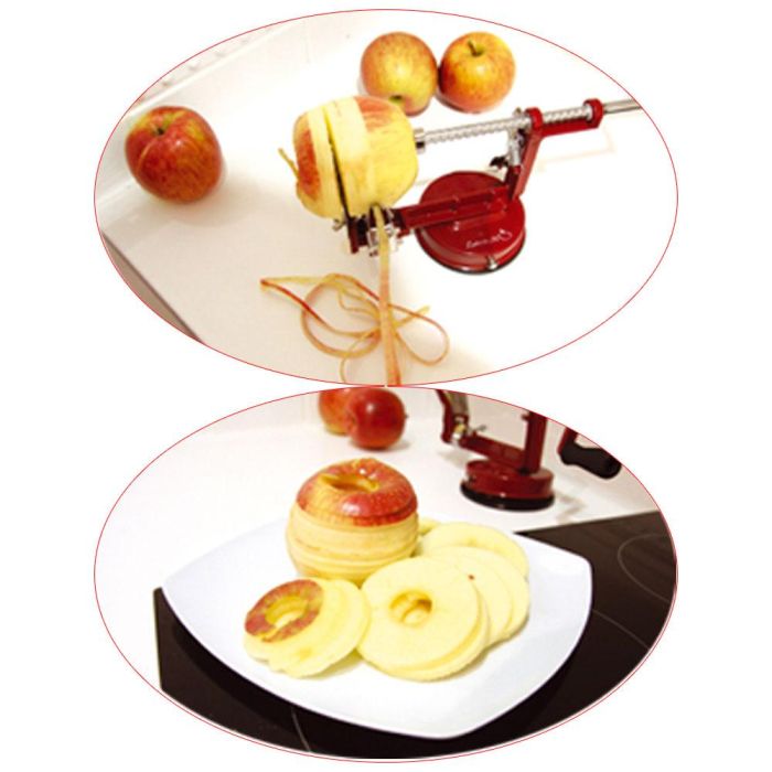 Cook Concept Pelador Cortador Manzana Vintage para Pelar Vaciar y Cortar Manzanas y Peras, Utensilio Cocina Práctico, 26x10.5cm 3 Cook Concept Pelador Cortador Manzana Vintage para Pelar Vaciar y Cortar Manzanas y Peras, Utensilio Cocina Práctico, 26x10.5cm 3