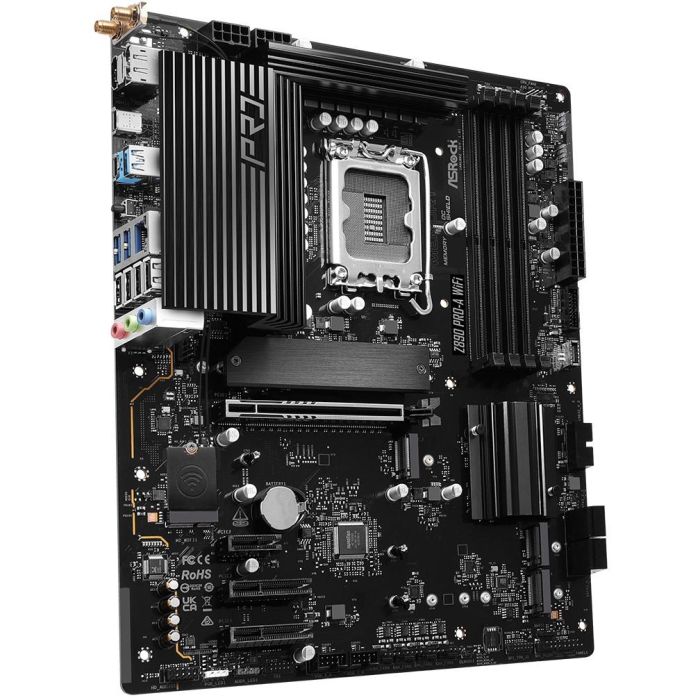 ASRock 1851 Z890 Pro-A Wifi DDR5 Placa Base Intel Z890 LGA 1851 para Intel Core Ultra (Series 2) Wi-Fi 6E BT 5.3 3 ASRock 1851 Z890 Pro-A Wifi DDR5 Placa Base Intel Z890 LGA 1851 para Intel Core Ultra (Series 2) Wi-Fi 6E BT 5.3 3