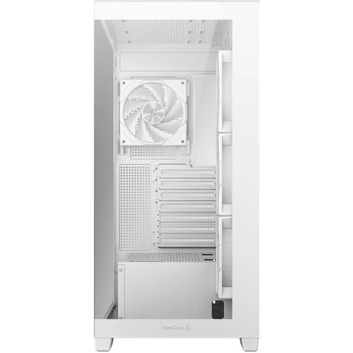 Deepcool Caja Gaming CG580 4F WH Blanca con 4 Ventiladores ARGB - Chasis ATX con Cristal Templado para Gaming y PC de Alto Rendimiento 4