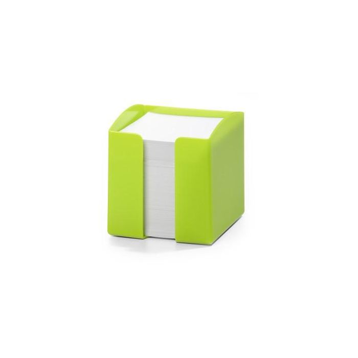 Durable TREND Zettelkasten - Caja para notas de escritorio, cuadrado, verde, 800 hojas, 10.5x10 cm