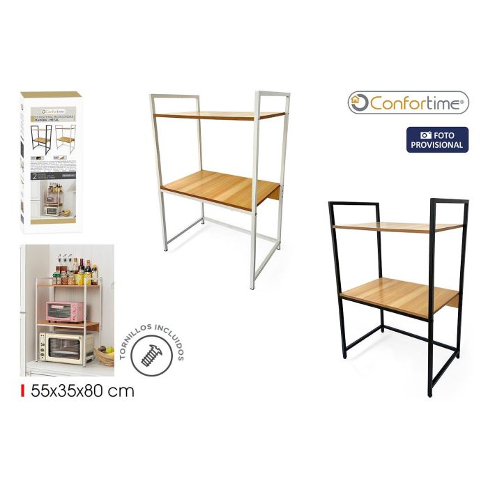 Estanteria Microondas/Almacen.2 Niv Confortime (2 Unidades) 0 Estanteria Microondas/Almacen.2 Niv Confortime (2 Unidades) 0