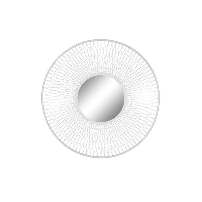 Espejo de pared Home ESPRIT Blanco Urbano 90 x 2 x 90 cm 0 Espejo de pared Home ESPRIT Blanco Urbano 90 x 2 x 90 cm 0