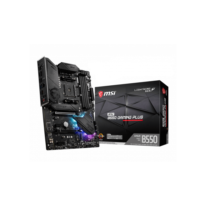 MSI Placa Base MPG B550 Gaming Plus, AMD B550, Socket AM4, ATX, Referencia 911-7C56-001 4 MSI Placa Base MPG B550 Gaming Plus, AMD B550, Socket AM4, ATX, Referencia 911-7C56-001 4