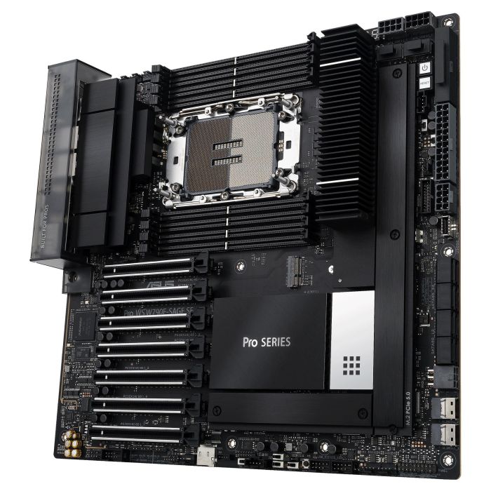 ASUS LGA4677 W790E-Sage SE Placa Base para Puesto de Trabajo Intel W790 DDR5 EEB 8