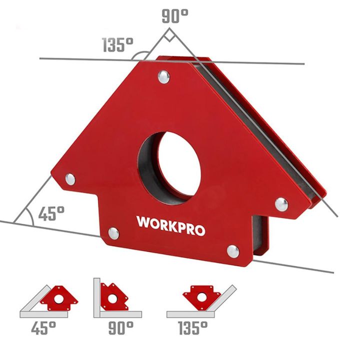 Escuadra magnética de soldadura 125 mm 2