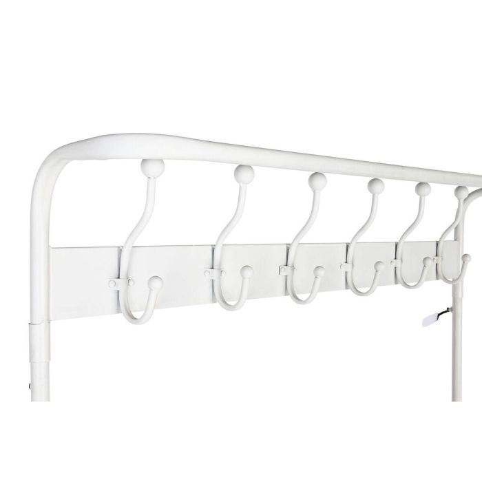 Perchero con Balda Home ESPRIT Blanco Metal Loft 110 x 36 x 186 cm 3