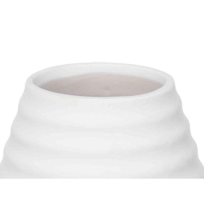 Jarrón Cerámica Raya Horizontal 33 cm Blanco - Giftdecor (4 Unidades) 3 Jarrón Cerámica Raya Horizontal 33 cm Blanco - Giftdecor (4 Unidades) 3