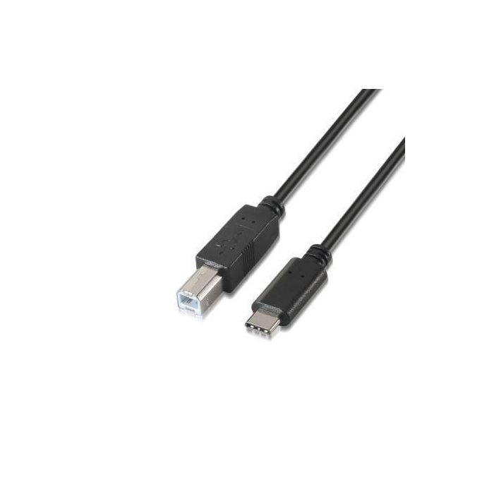 Aisens Cable Usb 2.0 Impresora 3A Tipo Usb-C-M - B-M Negro 2,0M Aisens Cable Usb 2.0 Impresora 3A Tipo Usb-C-M - B-M Negro 2,0M