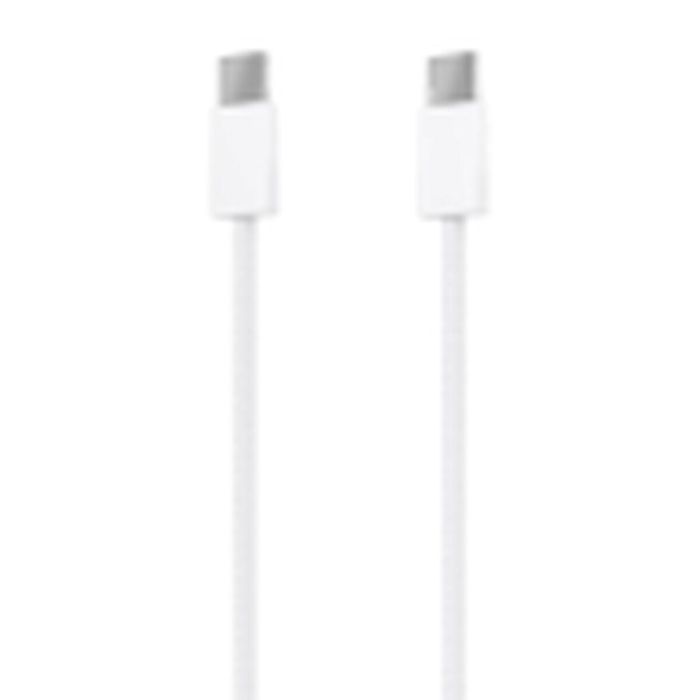 AISENS - CABLE USB 2.0 3A 60W APPLE, TIPO USB-C/M-USB-C/M, BLANCO, 2.0M 1
