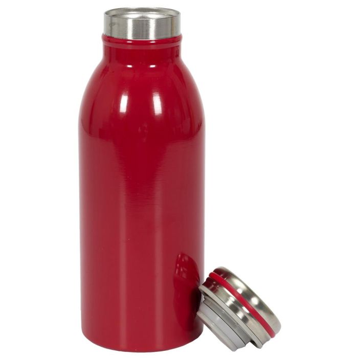 Cook Concept Termo Botella 450 Ml Rojo Acero Inoxidable Doble Pared Caliente 6h Frío 18h 2