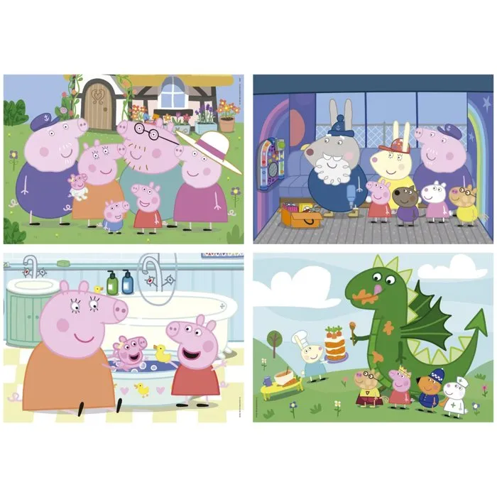 Educa Puzzle Multi 4 Junior Peppa Pig EDU8412668203297 - 20+40+60+80 piezas 1 Educa Puzzle Multi 4 Junior Peppa Pig EDU8412668203297 - 20+40+60+80 piezas 1