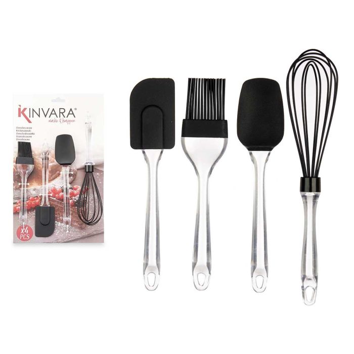 Set 4 Pzs Utensilios Silicona Kinvara 20X29CM (6 Unidades) Set 4 Pzs Utensilios Silicona Kinvara 20X29CM (6 Unidades)