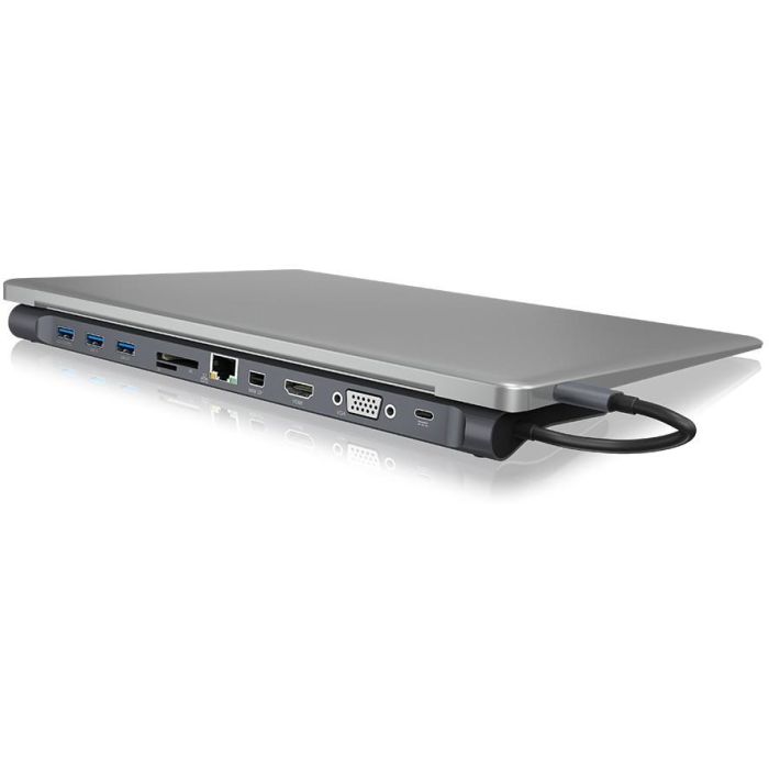 ICY BOX IB-DK2102-C USB-C 11-in-1 PD 100W DockingStation 4