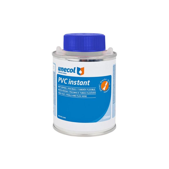 Pvc instant, bote metálico 250 ml con pincel a2011 unecol Pvc instant, bote metálico 250 ml con pincel a2011 unecol
