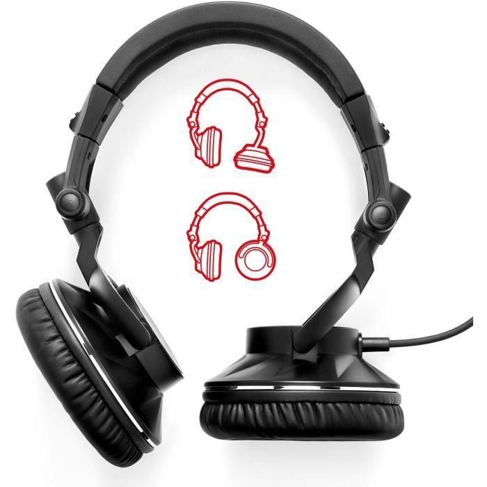 Hercules HDP DJ60 Auriculares Diadema con Reducción de Ruido Pasivo, Circumaural, 15-22000 Hz, 32 Ω, Negro - 4780897 2 Hercules HDP DJ60 Auriculares Diadema con Reducción de Ruido Pasivo, Circumaural, 15-22000 Hz, 32 Ω, Negro - 4780897 2