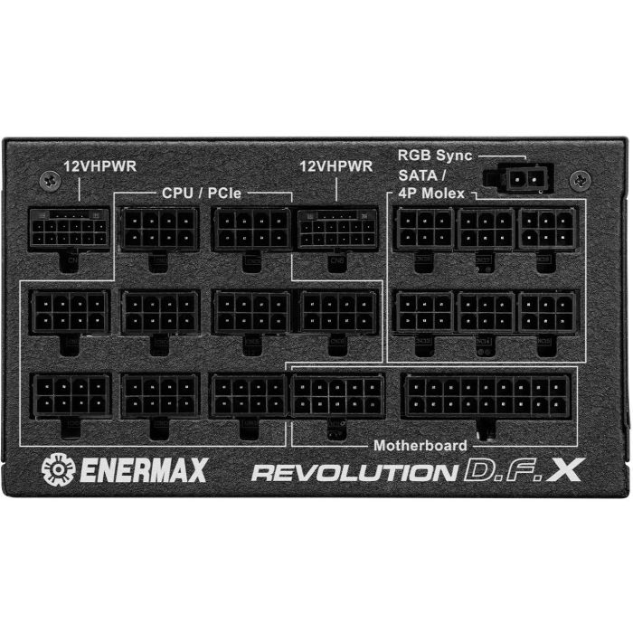 Enermax Fuente Alimentación ATX Revolution D.F. X 1650W 80 PLUS Gold Modular, Ventilador 140mm para Gaming y Estaciones de Trabajo 1 Enermax Fuente Alimentación ATX Revolution D.F. X 1650W 80 PLUS Gold Modular, Ventilador 140mm para Gaming y Estaciones de Trabajo 1