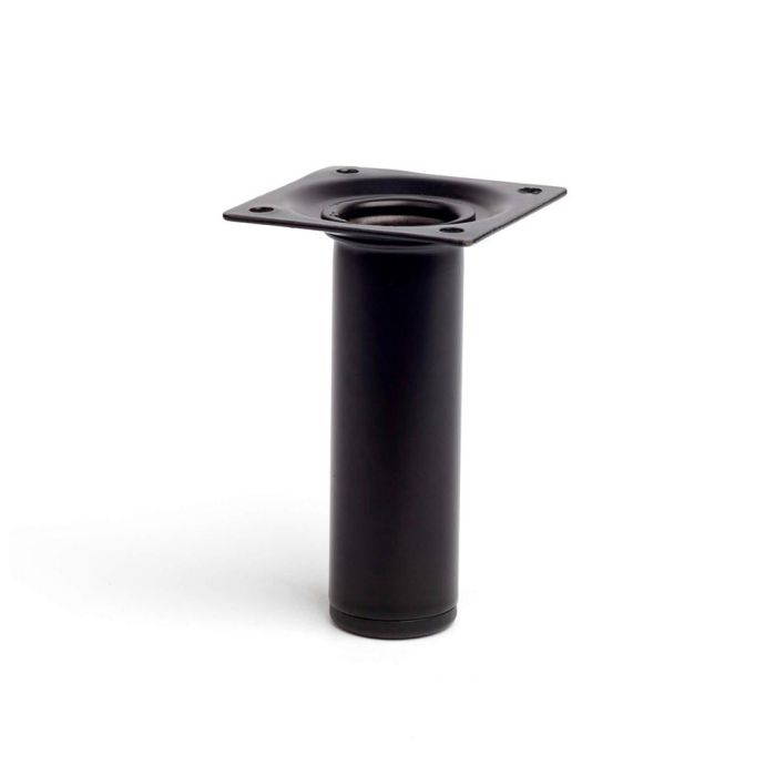 Rei Pata cilíndrica para muebles de acero en negro Ø3x10cm 2-401g.100.03 Rei Pata cilíndrica para muebles de acero en negro Ø3x10cm 2-401g.100.03
