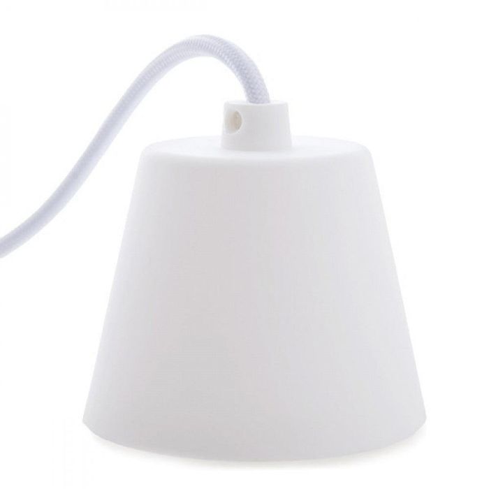 Portalámparas E27 Cable - Rosetón Blanco 1 Portalámparas E27 Cable - Rosetón Blanco 1
