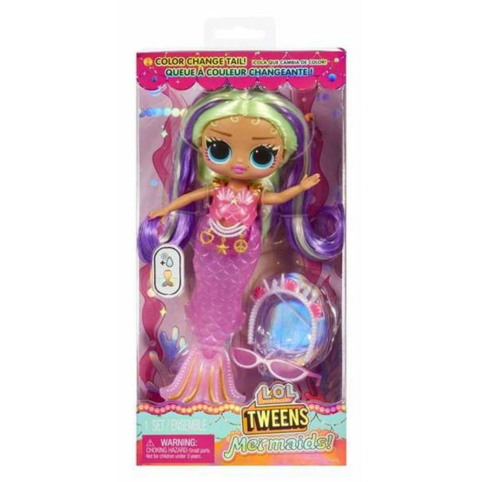 Muñeca l.o.l. surprise tween sirena - cleo cove. su cola cambia de color 25,4x12,7x6,35 cm Muñeca l.o.l. surprise tween sirena - cleo cove. su cola cambia de color 25,4x12,7x6,35 cm